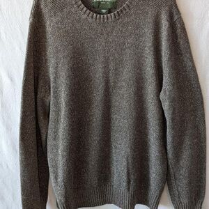 Eddie Bauer Brown Crew Neck Pullover Sweater Men's Size XLT